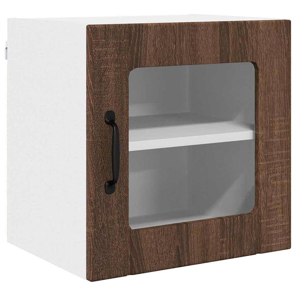Küchenhängeschrank 2 pcs Braun Eichen-Optik 40 x 31 x 40 cm